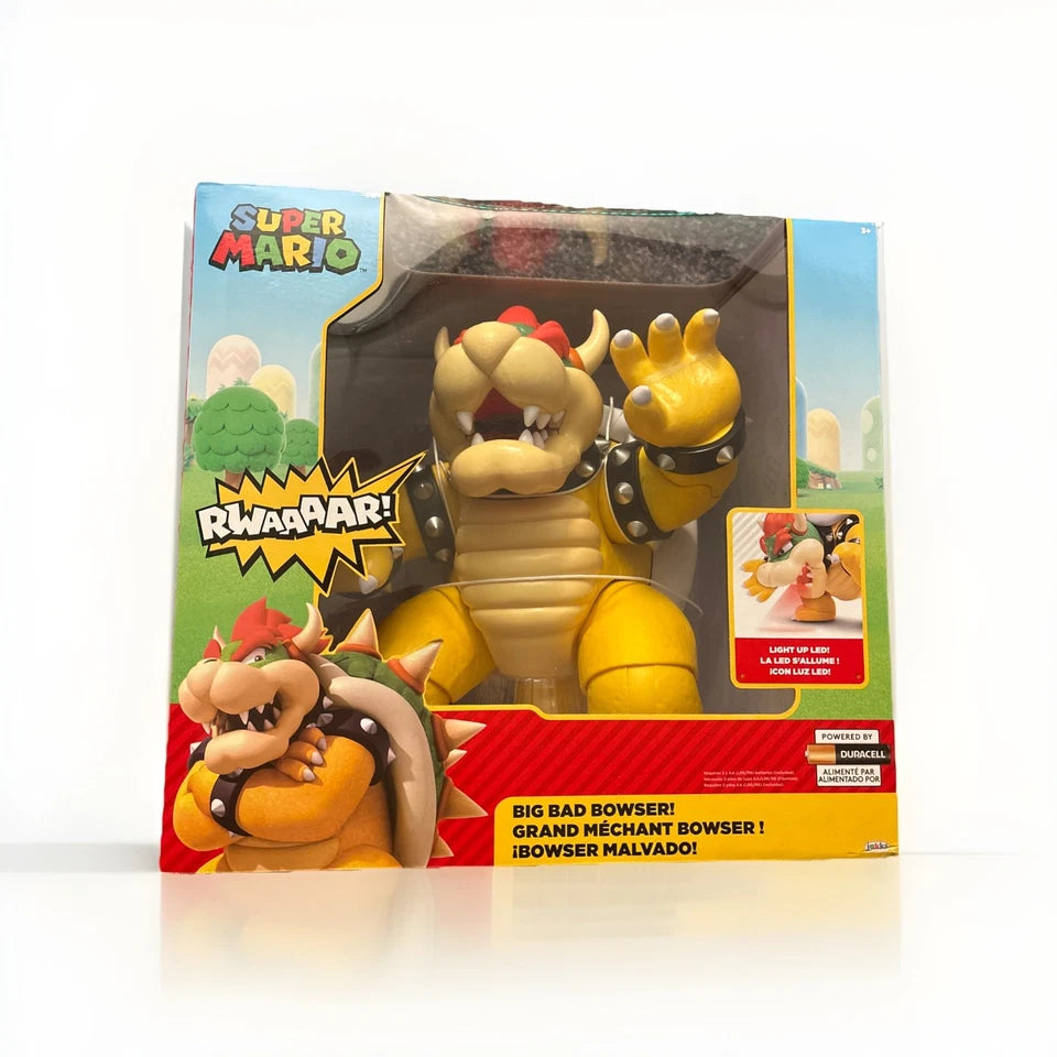 Super Mario Big Bad Bowser Talking Figure Large Costco Exclusive Toy NEW IN BOX