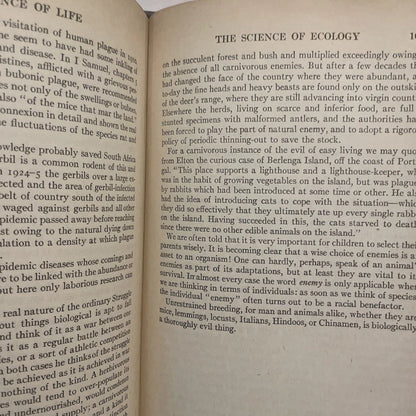 Vintage- The Science Of Life by H.G. Wells (Hardcover, 1934) Acceptable