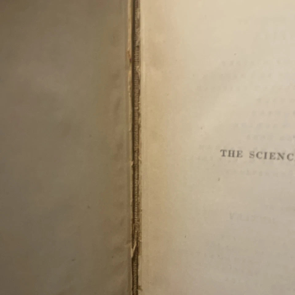 Vintage- The Science Of Life by H.G. Wells (Hardcover, 1934) Acceptable